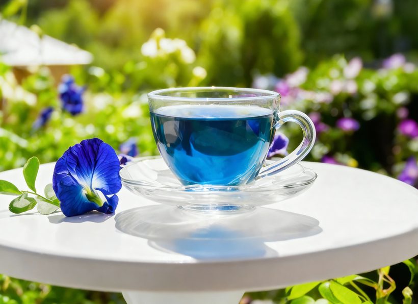 Blue Pea Flower for Hair